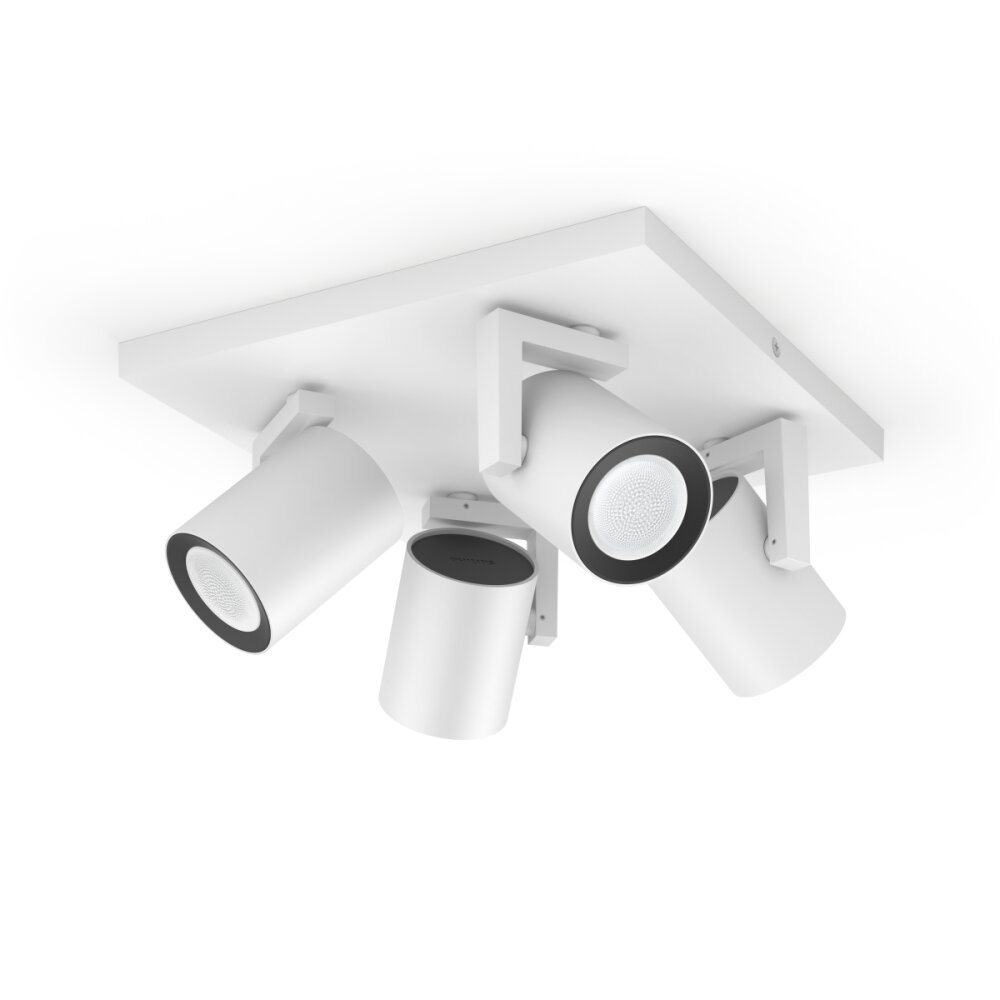 Philips Hue Ambiance White & Color Argenta Prolunga spot a parete/soffitto Bianco, 4-Luci, Cambia colore main product photo