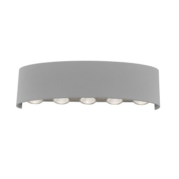 Applique Paul Neuhaus CARLO LED Argento, 10-Luci