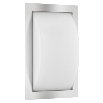 LCD Applique per esterno LED Acciaio inox, 1-Luce, Sensori di movimento