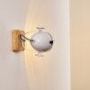 Applique Coruna Legno chiaro, Bianco, 1-Luce