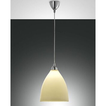 Fabas Luce PROVENZA Lampadario a sospensione Cromo, 1-Luce