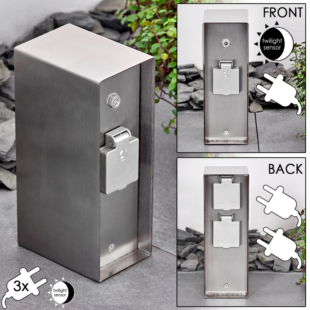 Abilene Presa elettrica per esterno Acciaio inox main product photo