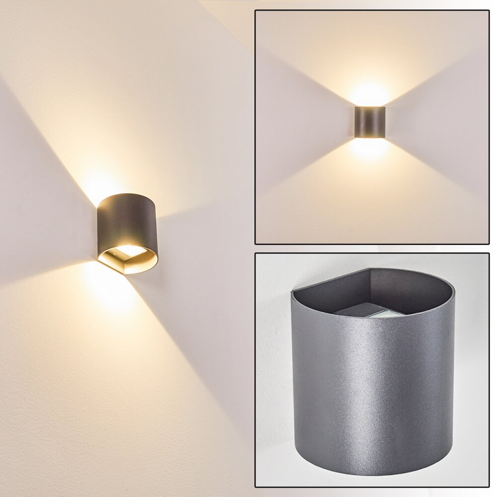 Vikom Applique da esterno LED Antracite, 2-Luci main product photo