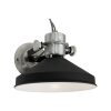 Steinhauer Zappa Applique Nero, 1-Luce