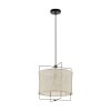 EGLO BRIDEKIRK Lampadario a sospensione Nero, 1-Luce