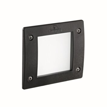 Ideal Lux LETI Applique da esterno Nero, 1-Luce