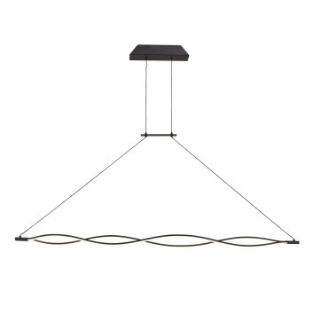 Mantra SAHARA Lampada a Sospensione LED Argento, 1-Luce