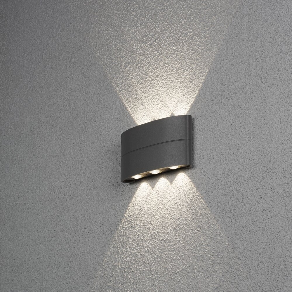 Konstsmide Chieri Applique da esterno LED Nero, 6-Luci main product photo