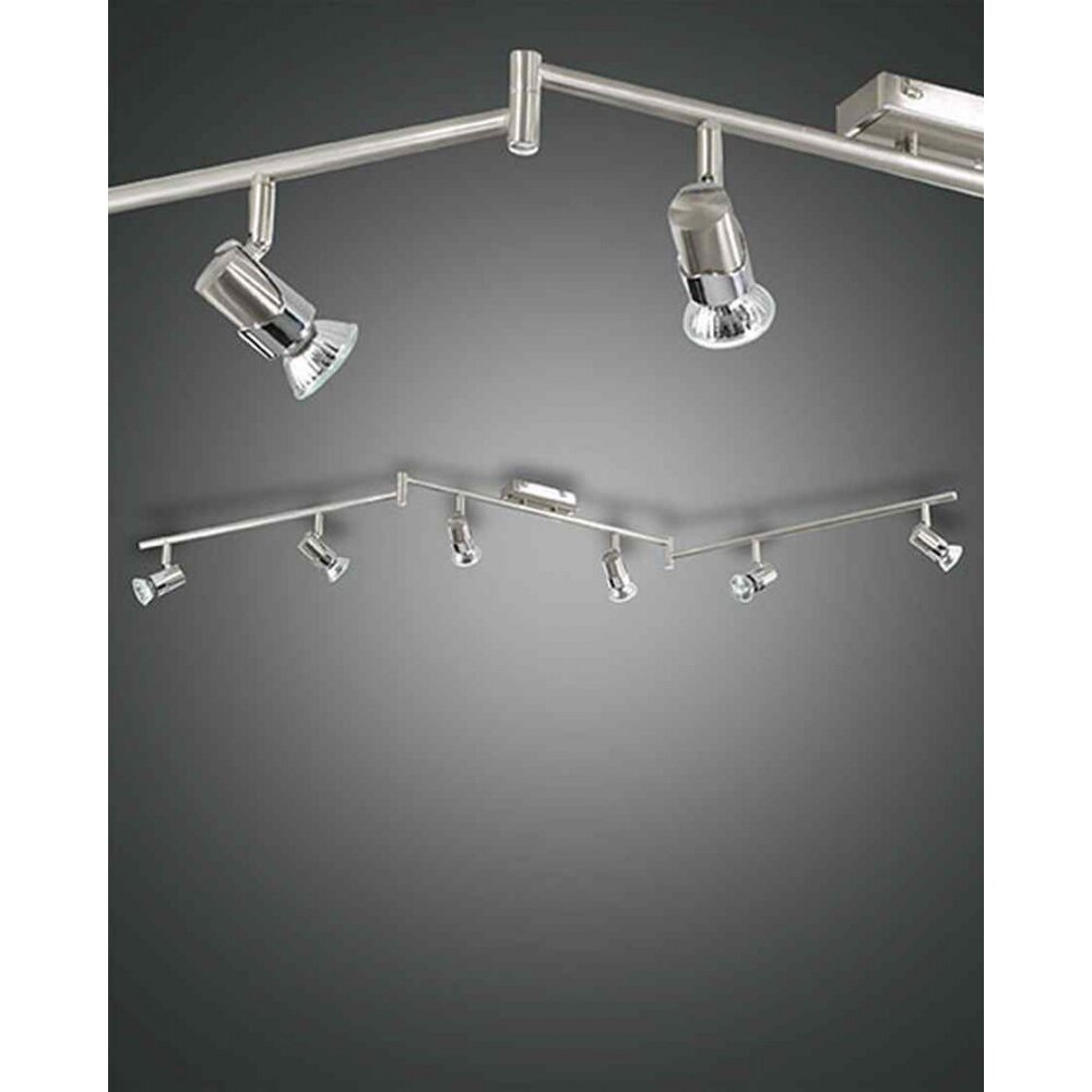 Fabas Luce ALICE Faretto da soffitto Nichel opaco, 6-Luci main product photo