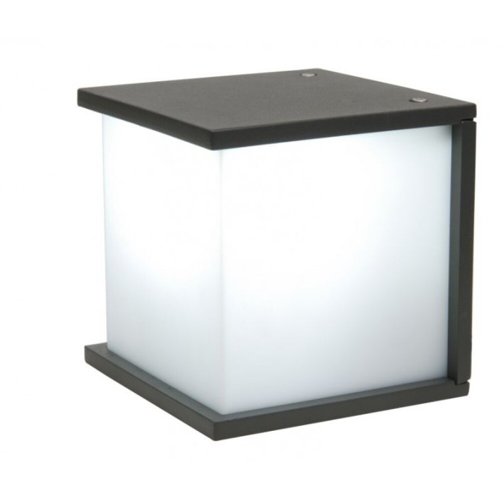Lutec CUBE Applique per esterno Antracite, 1-Luce main product photo