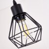 Barbengo Lampada a Sospensione Legno chiaro, Nero, 9-Luci