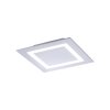 Paul Neuhaus Q-MIRAN Plafoniera LED Alluminio, 1-Luce, Telecomando, Cambia colore