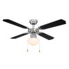 Globo CHAMPION Ventilatore Cromo, 1-Luce