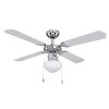 Globo CHAMPION Ventilatore Cromo, 1-Luce