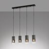 Lampada a Sospensione Trio Leuchten ROBIN Nero, 4-Luci