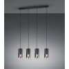 Lampada a Sospensione Trio Leuchten ROBIN Nero, 4-Luci