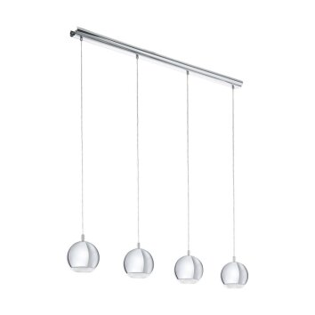 Eglo CONESSA Lampada a sospensione LED Cromo, 4-Luci