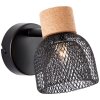 Faretto Brilliant Flaka Nero, 1-Luce