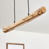 Winterthur Lampada a Sospensione LED Legno chiaro, Nero, 1-Luce