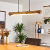 Winterthur Lampada a Sospensione LED Legno chiaro, Nero, 1-Luce