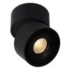 Lucide YUMIKO Plafoniera LED Nero, 1-Luce