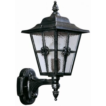 Albert 804 Applique Nero, Argento, 1-Luce