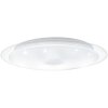 EGLO LANCIANO Plafoniera LED Trasparente, chiaro, Bianco, 1-Luce, Telecomando