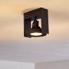 Grytgol Plafoniera Nero, 1-Luce