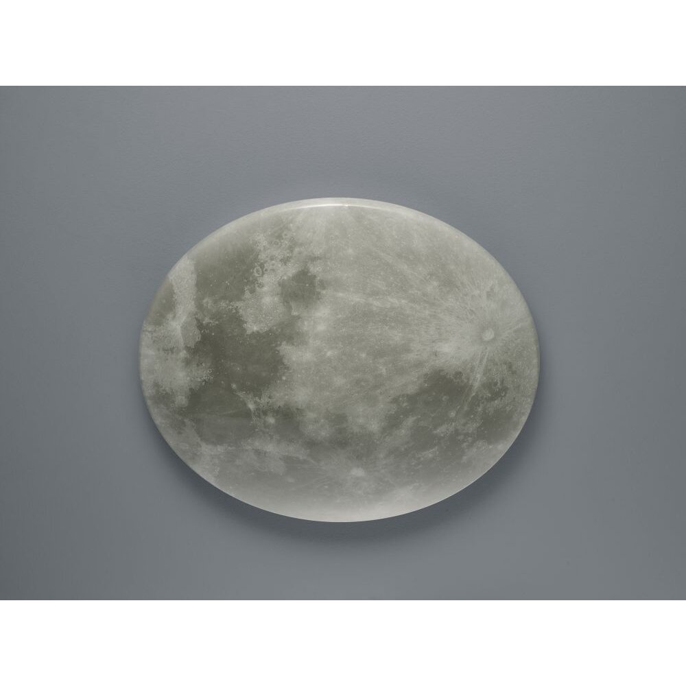 Trio Leuchten LUNAR Plafoniera LED Bianco, 1-Luce, Telecomando