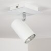 Zuoz Plafoniera Bianco, 1-Luce