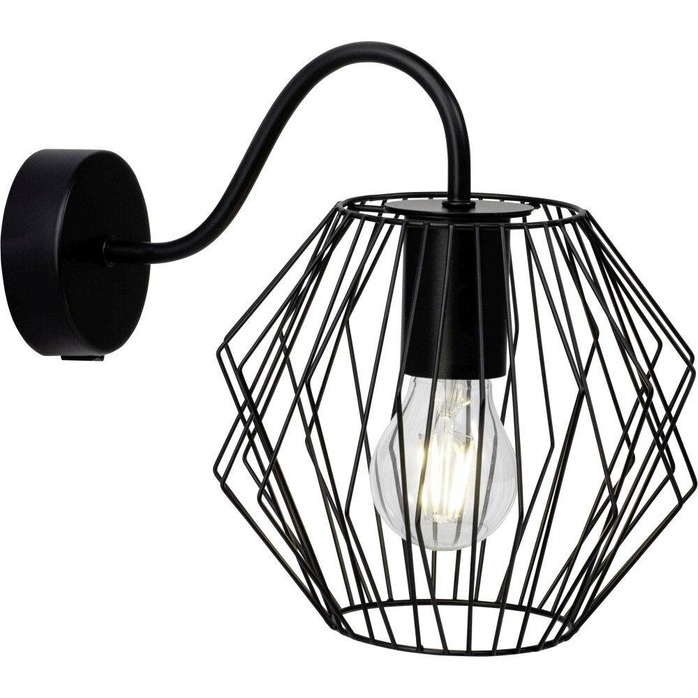 Brilliant Noris Faretto da parete Nero, 1-Luce main product photo