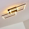 Lithgow Plafoniera LED Nero, 1-Luce