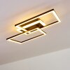 Lithgow Plafoniera LED Nero, 1-Luce