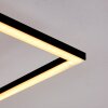 Lithgow Plafoniera LED Nero, 1-Luce