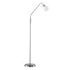 Trio-Leuchten Freddy Lampada da terra LED Nichel opaco, 1-Luce