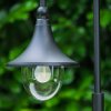 Elgin Illuminazione viale Nero, 1-Luce