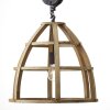 Brilliant Matrix Wood Lampada a Sospensione Nero, 1-Luce