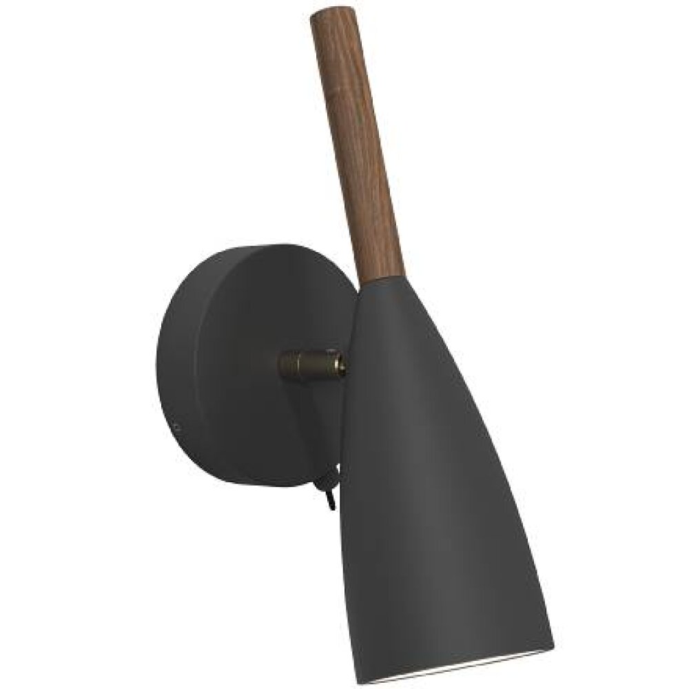 Design For The People by Nordlux Pure Applique Legno scuro, Nero, 1-Luce main product photo
