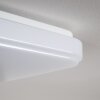 Lumsden Plafoniera LED Grigio, 1-Luce, Telecomando