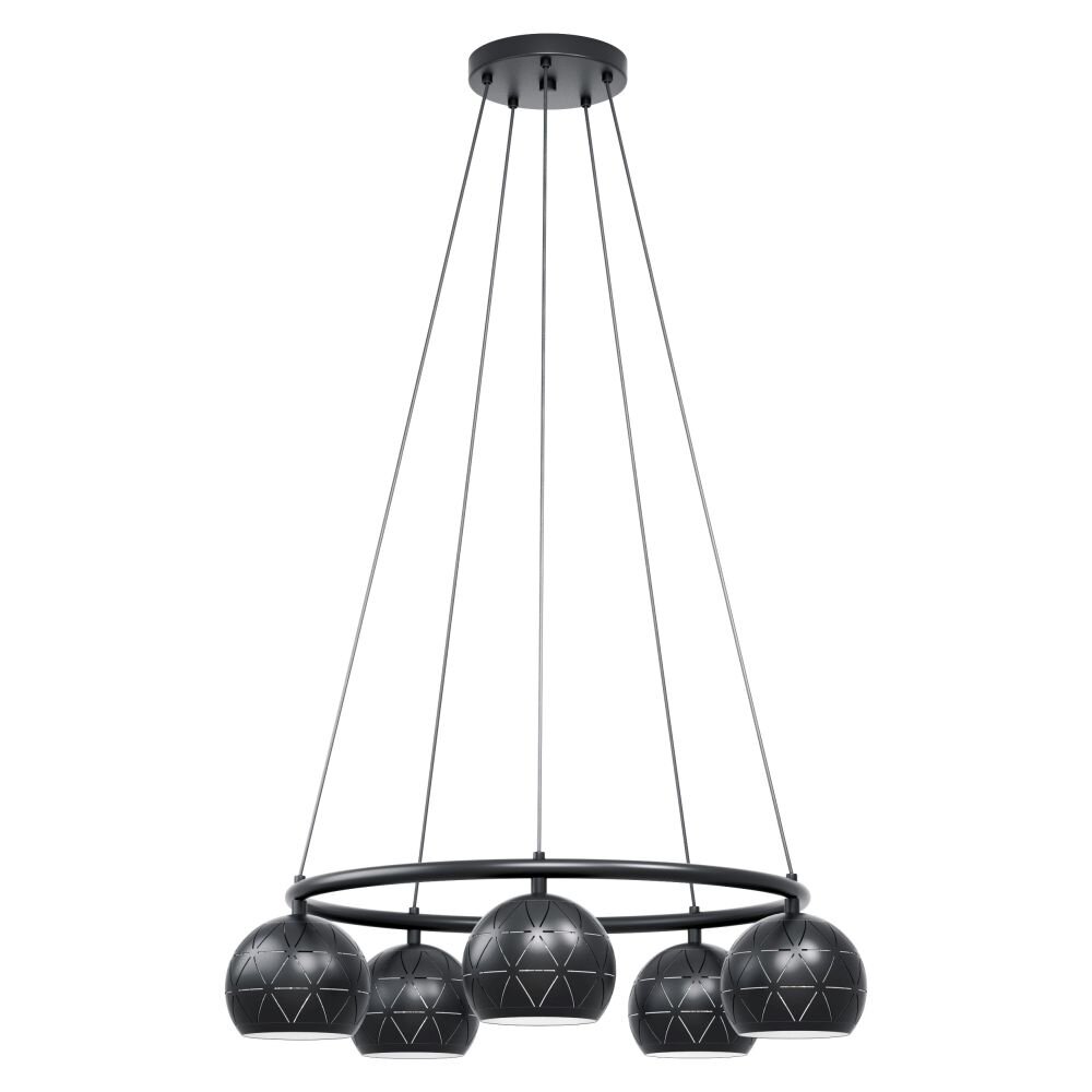 EGLO CANTALLOPS Lampadario a sospensione Nero, 5-Luci main product photo