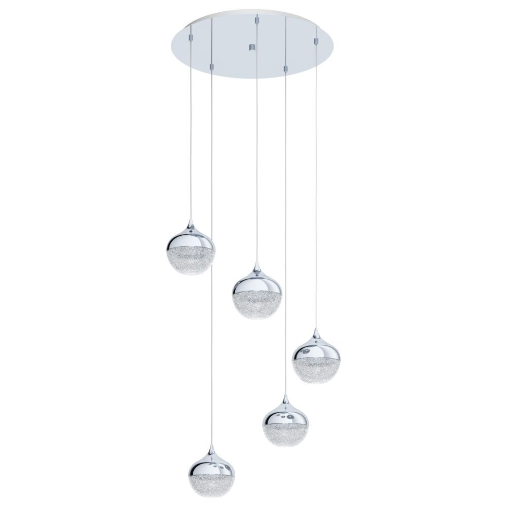 EGLO MIOGLIA Lampadario a sospensione Cromo, 5-Luci main product photo