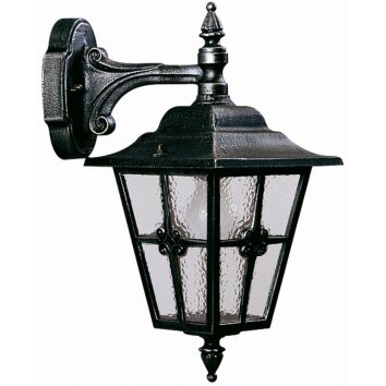 Albert 805 Applique Nero, Argento, 1-Luce