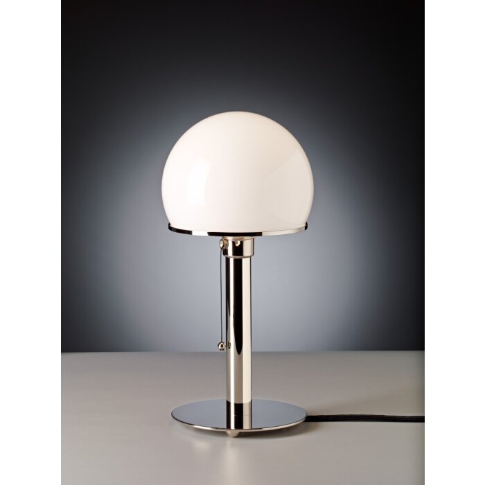 Tecnolumen Wagenfeld 24 Lampada da tavolo Nichel lucido, 1-Luce