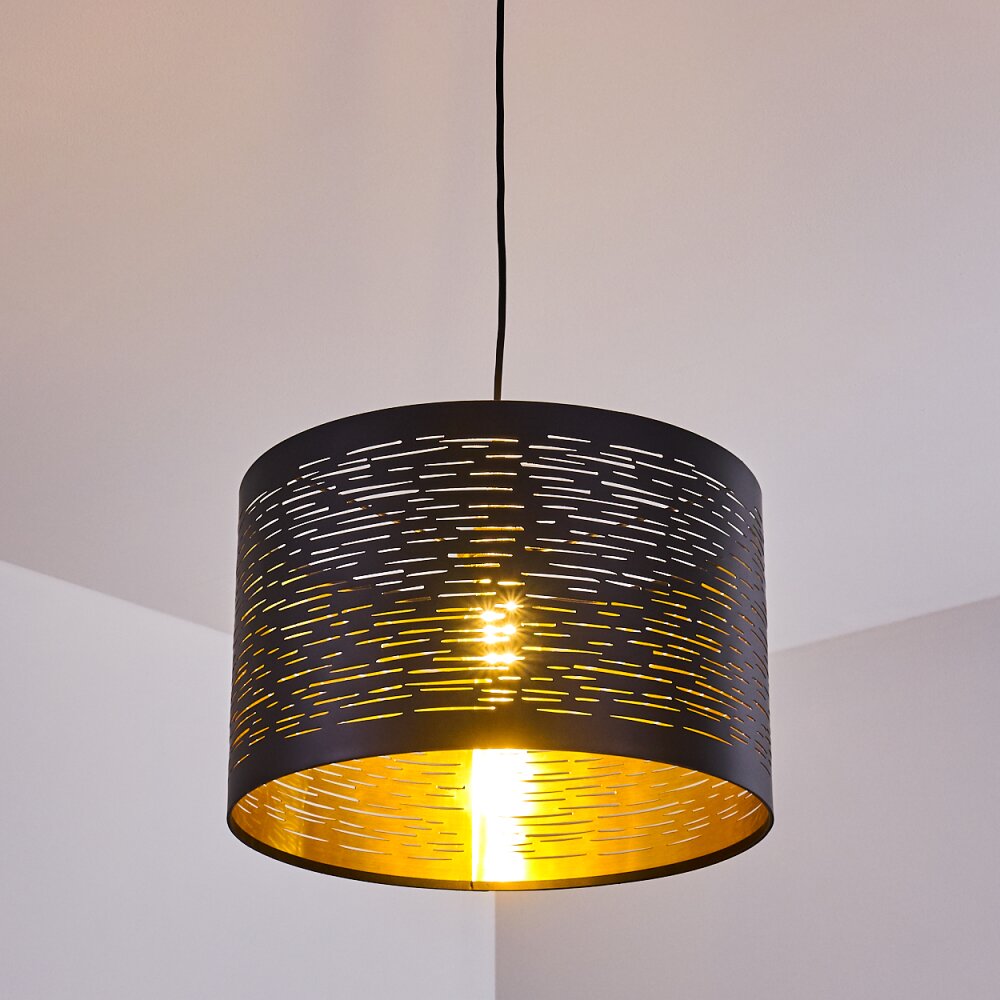 Bathinda Lampadario a sospensione Nero, 1-Luce