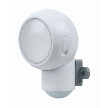 LEDVANCE SPYLUX Applique Bianco, 1-Luce, Sensori di movimento