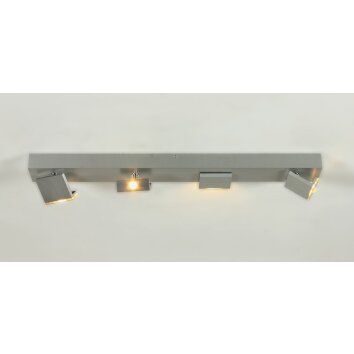 Bopp Elle Barra con faretti da soffitto LED Alluminio, 4-Luci