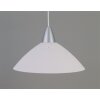 Brilliant Logo Lampada a Sospensione Bianco, 1-Luce