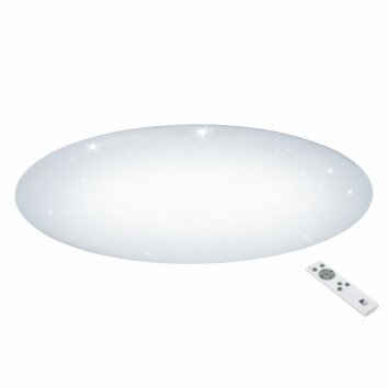 Eglo GIRON-S Plafoniera LED Bianco, 1-Luce, Telecomando