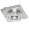 Eglo FRADELO Plafoniera LED Cromo, Cristallo ottico, 1-Luce