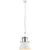 Globo Kutum Lampadario a sospensione Cromo, Bianco, 1-Luce